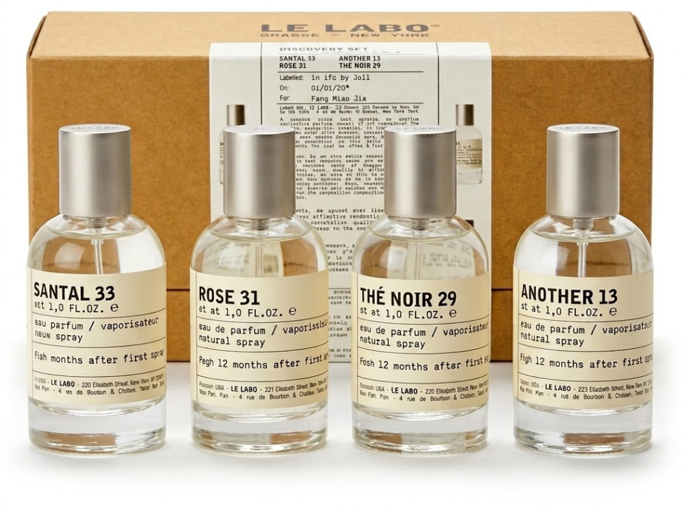 Подарочный набор Le Labo 4x30ml