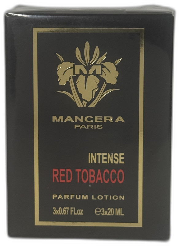 Mancera Red Tobacco Intense 3x20 ml (Парфюмерная вода)