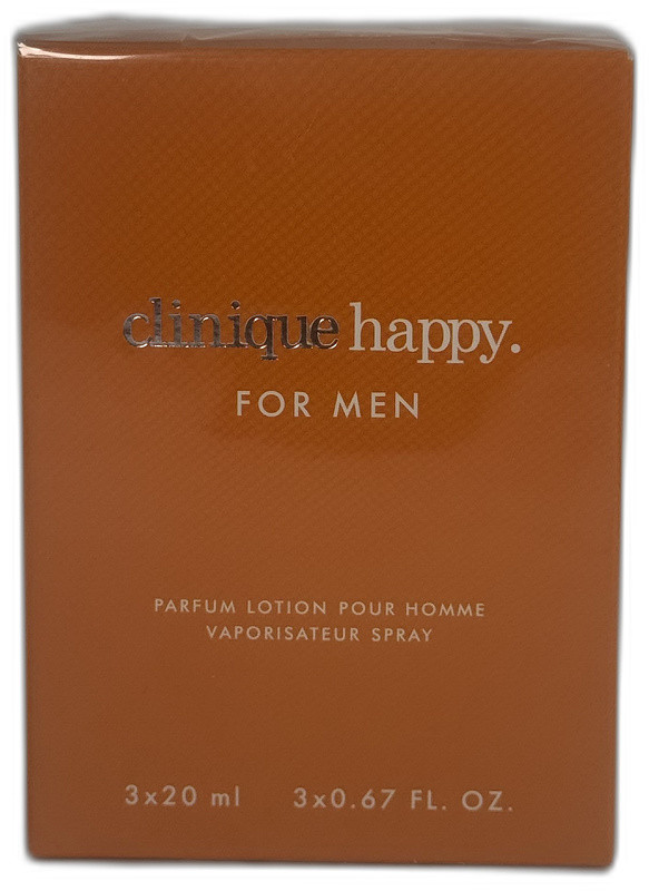 Clinique Happy For Men 3x20 ml (Туалетная вода)